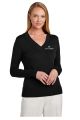 Brooks Brothers Womens Cotton Stretch V-Neck Sweater - BB18401